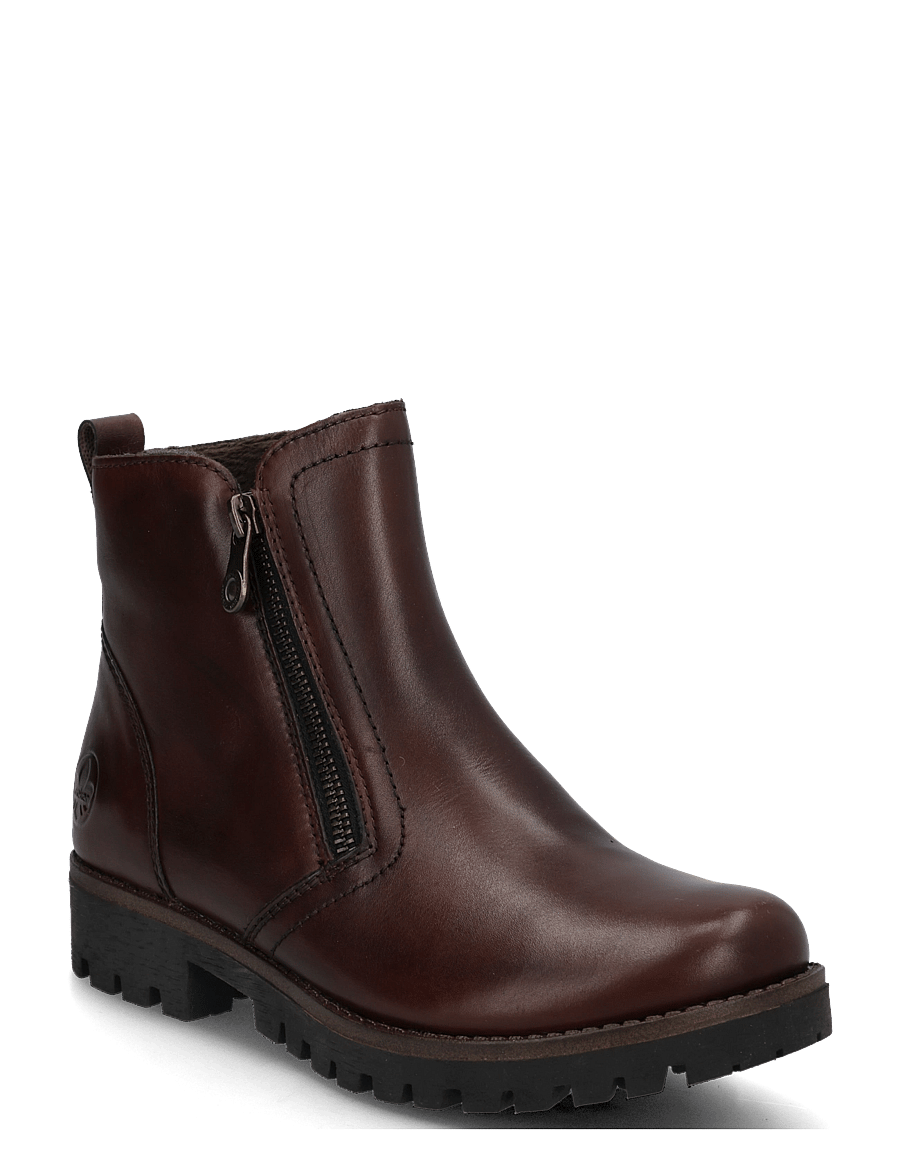 Rieker - 78556-28 - platta ankelboots - brown - 0