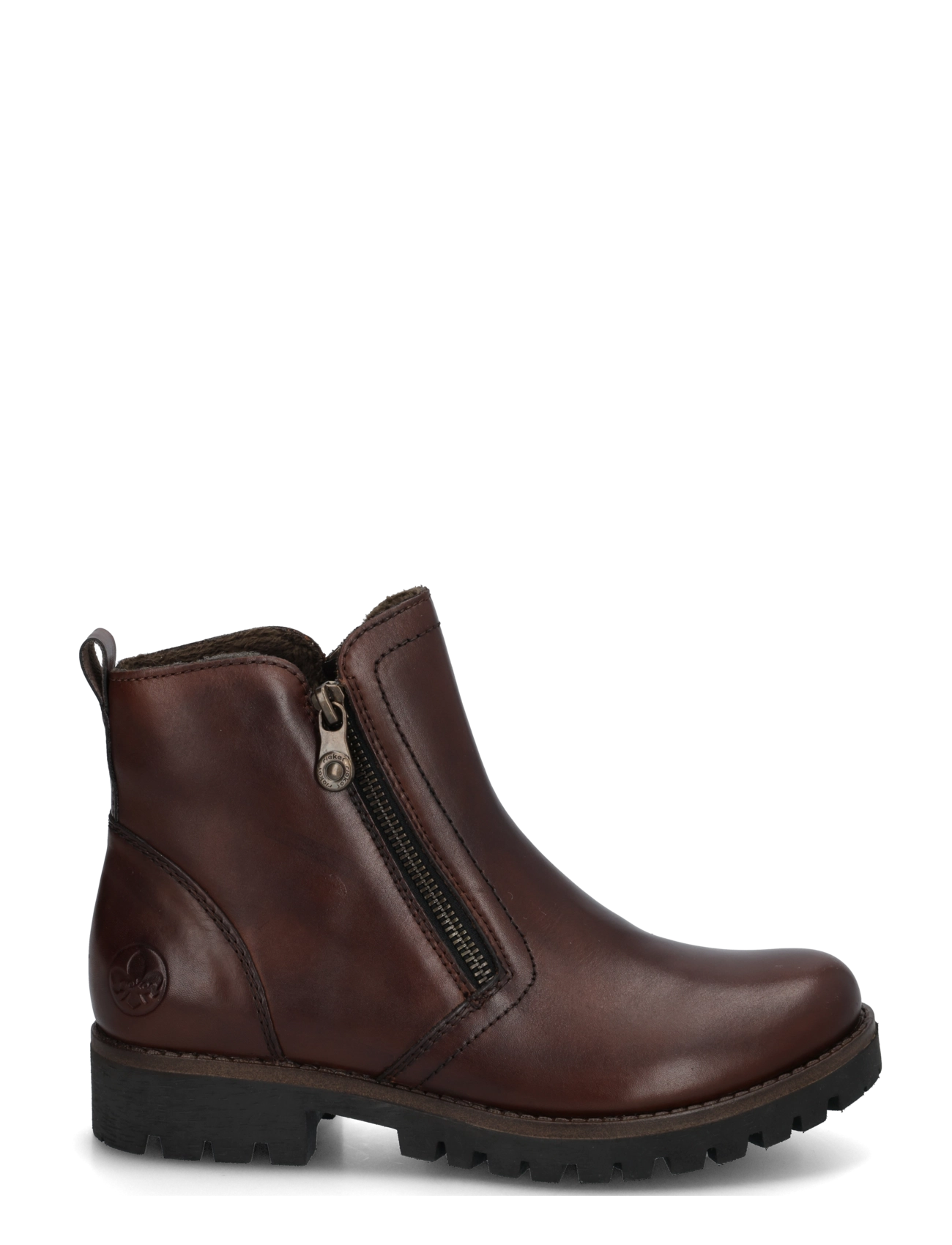 Rieker - 78556-28 - platta ankelboots - brown - 2