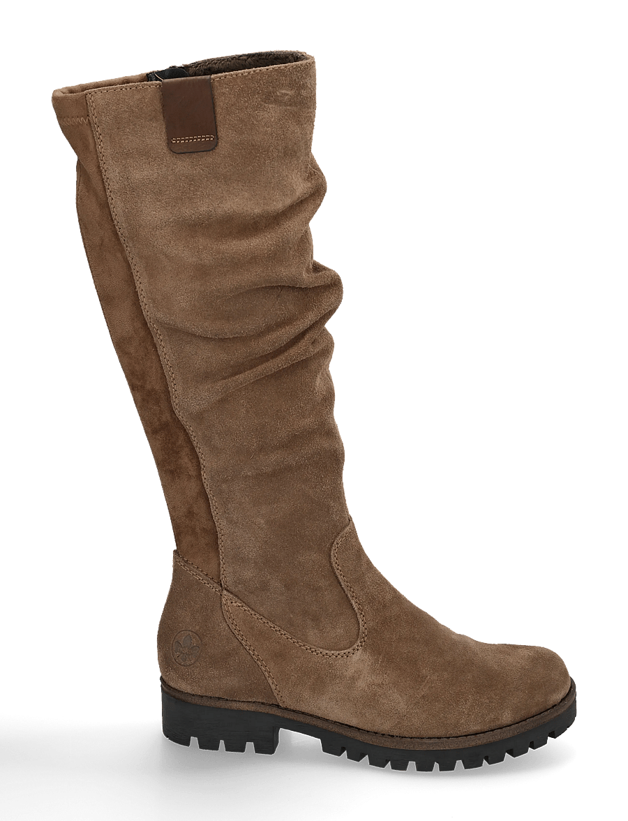 Rieker - 78575-24 - langskaftede støvler - brown - 2
