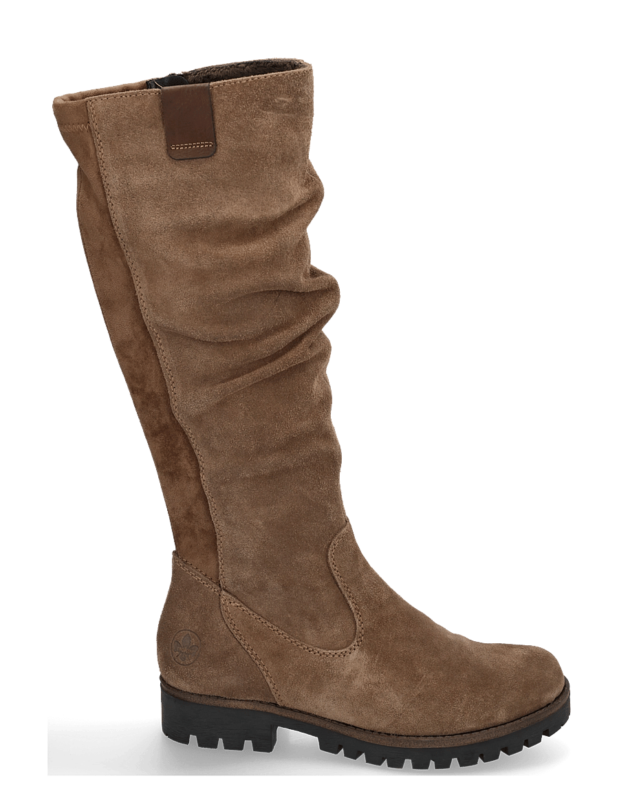 Rieker - 78575-24 - knähöga stövlar - brown - 2