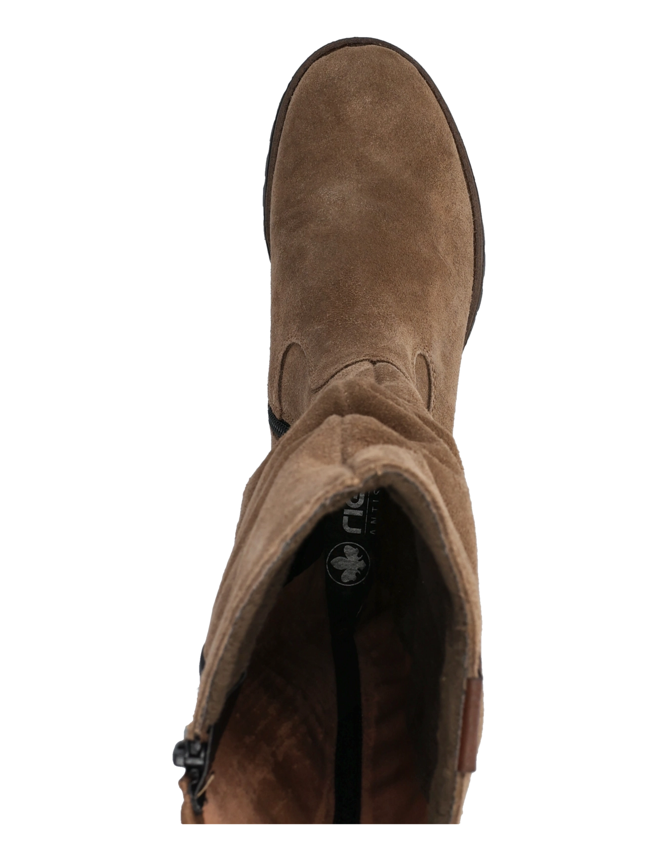 Rieker - 78575-24 - knähöga stövlar - brown - 3