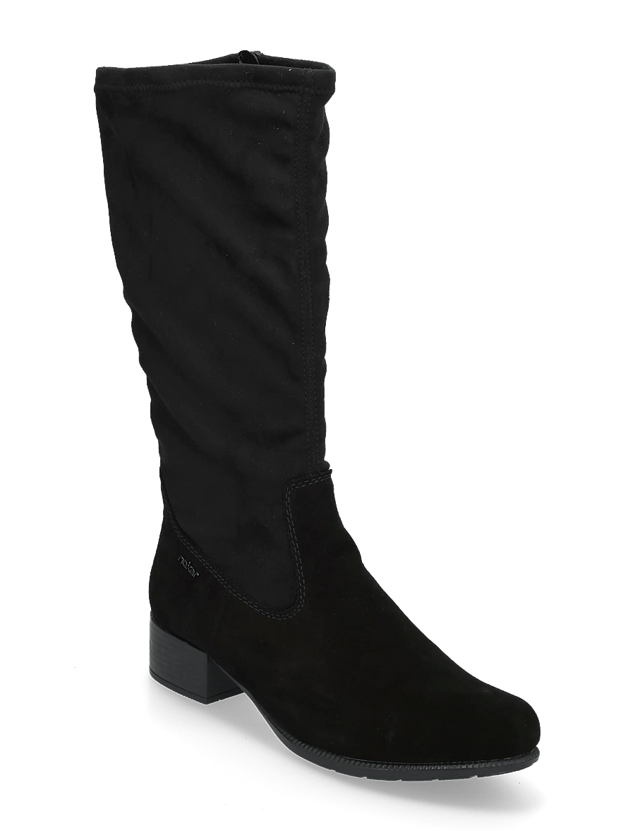 Rieker - Rieker Ladies' boots 78654-25 Brown - kniehohe stiefel - black - 0