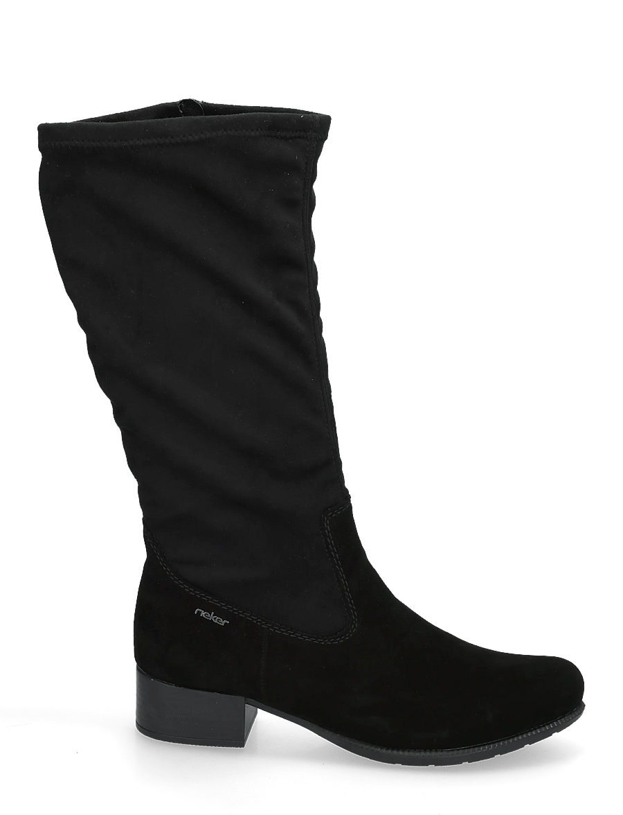 Rieker - Rieker Ladies' boots 78654-25 Brown - kniehohe stiefel - black - 2