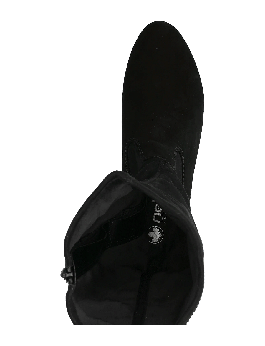 Rieker - Rieker Ladies' boots 78654-25 Brown - kniehohe stiefel - black - 3