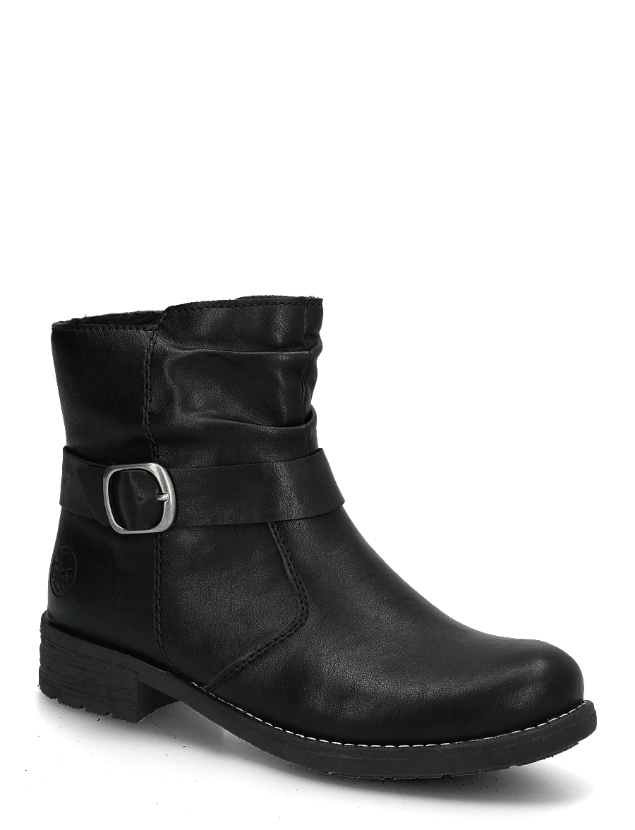 Rieker - 79462-00 - flade ankelstøvler - black - 0