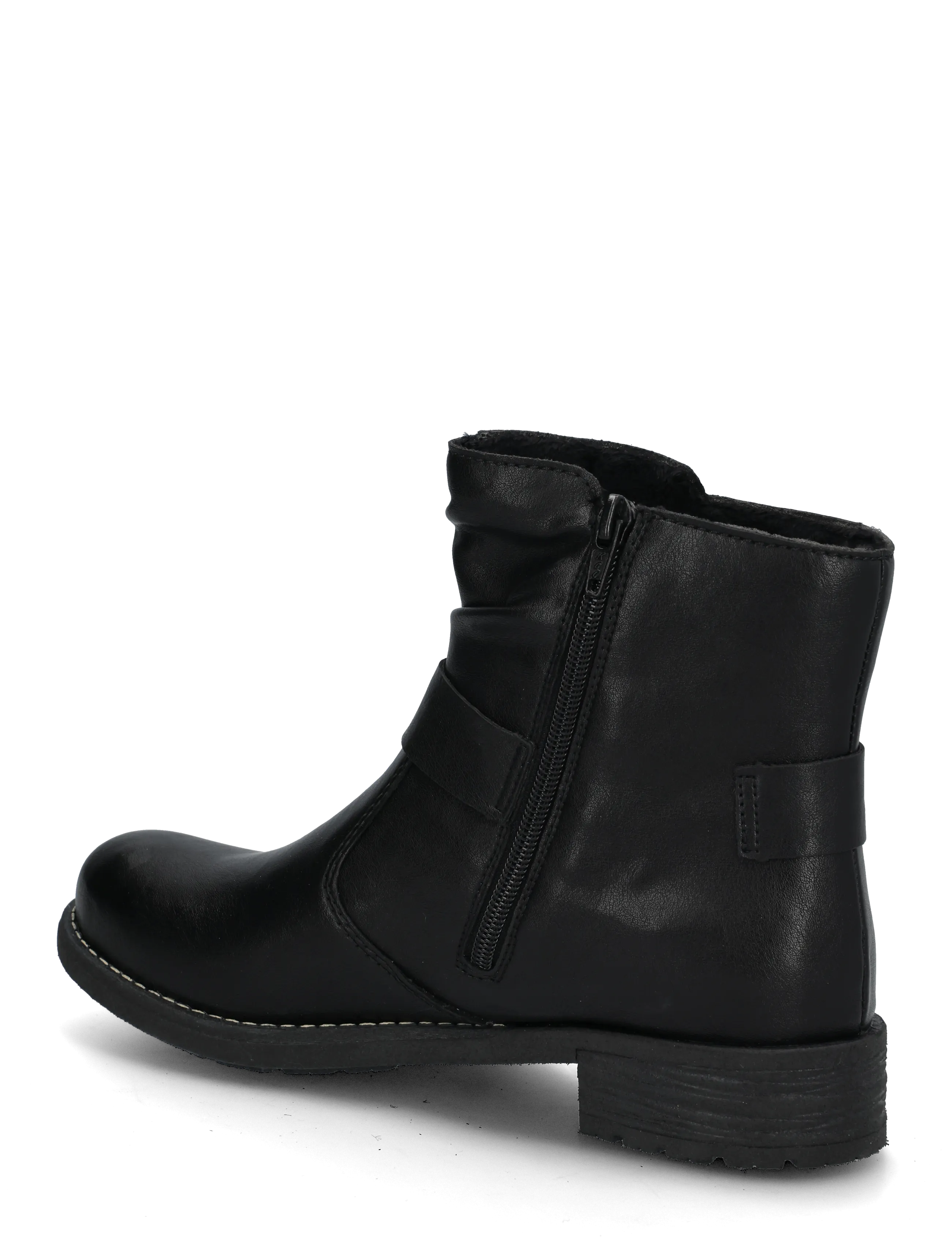 Rieker - 79462-00 - flade ankelstøvler - black - 1