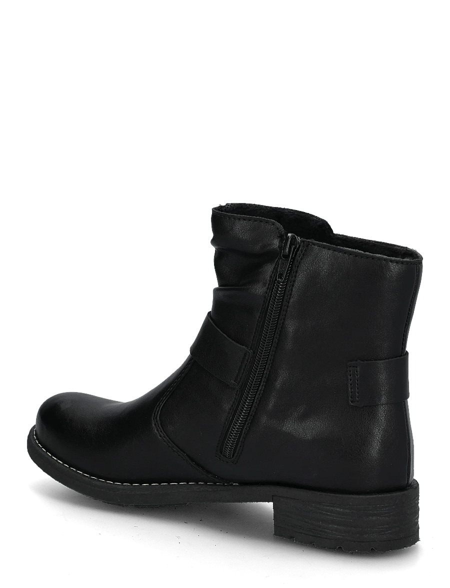 Rieker - 79462-00 - flade ankelstøvler - black - 1