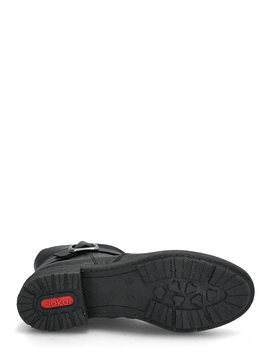Rieker - 79462-00 - flade ankelstøvler - black - 4