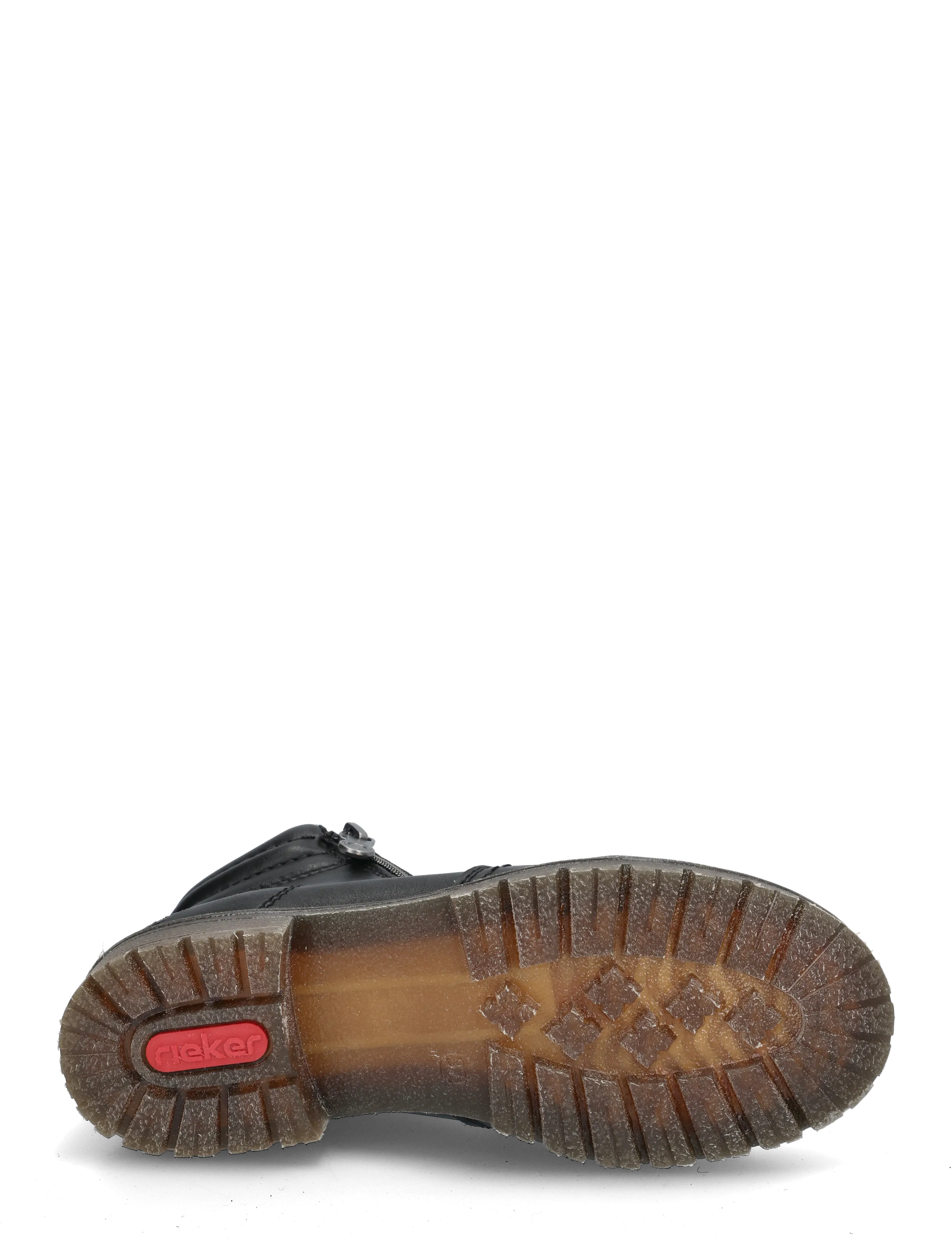 Rieker - 79550-00 - platta ankelboots - black - 4