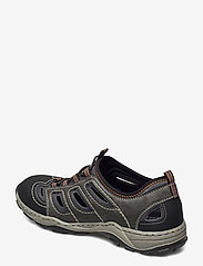 Rieker - 08065-02 - laisvalaikio batai be raištelių - grey combination - 2