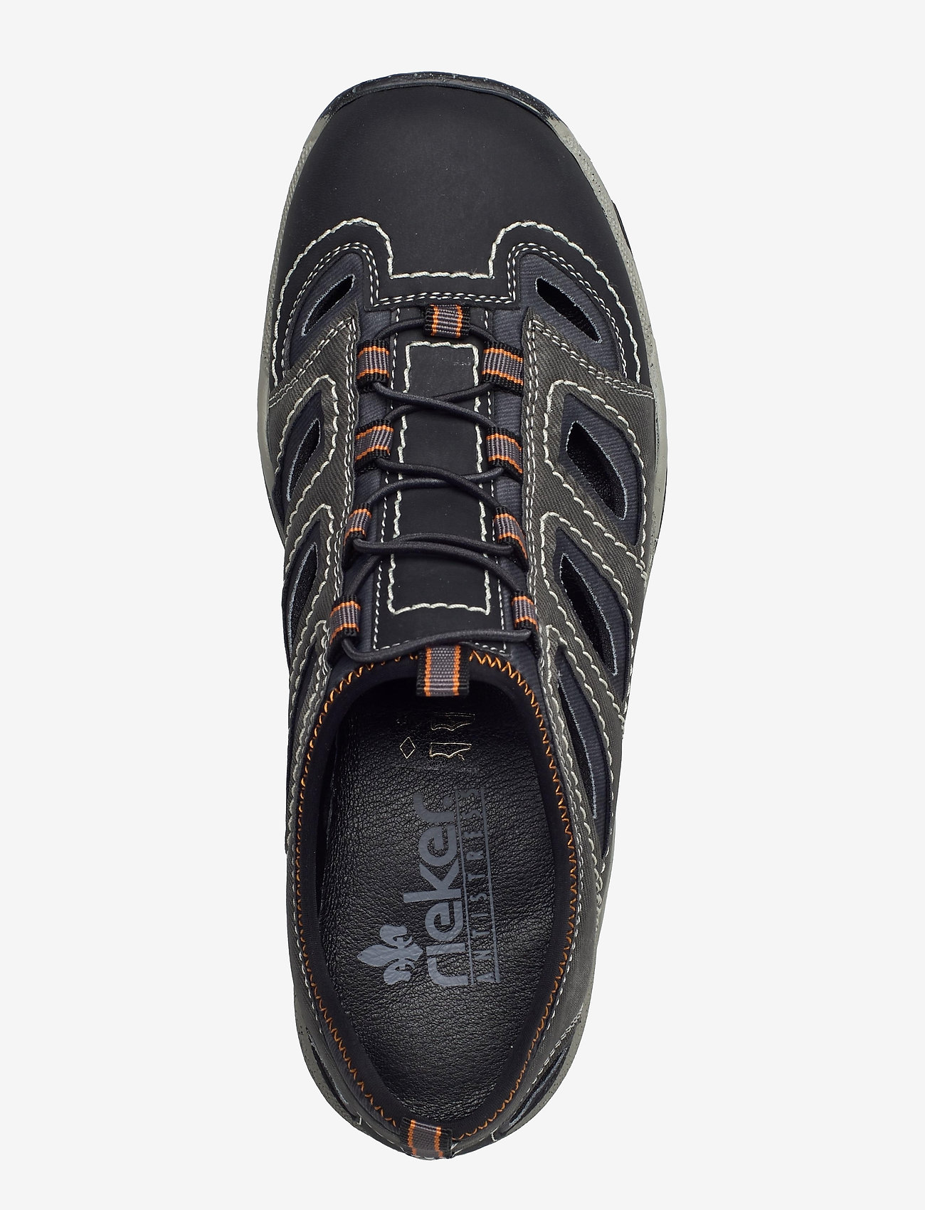 Rieker - 08065-02 - slip-on sneakers - grey combination - 3