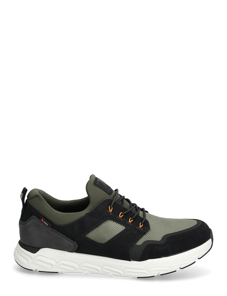 Rieker - 9102 - låga sneakers - green combination - 1