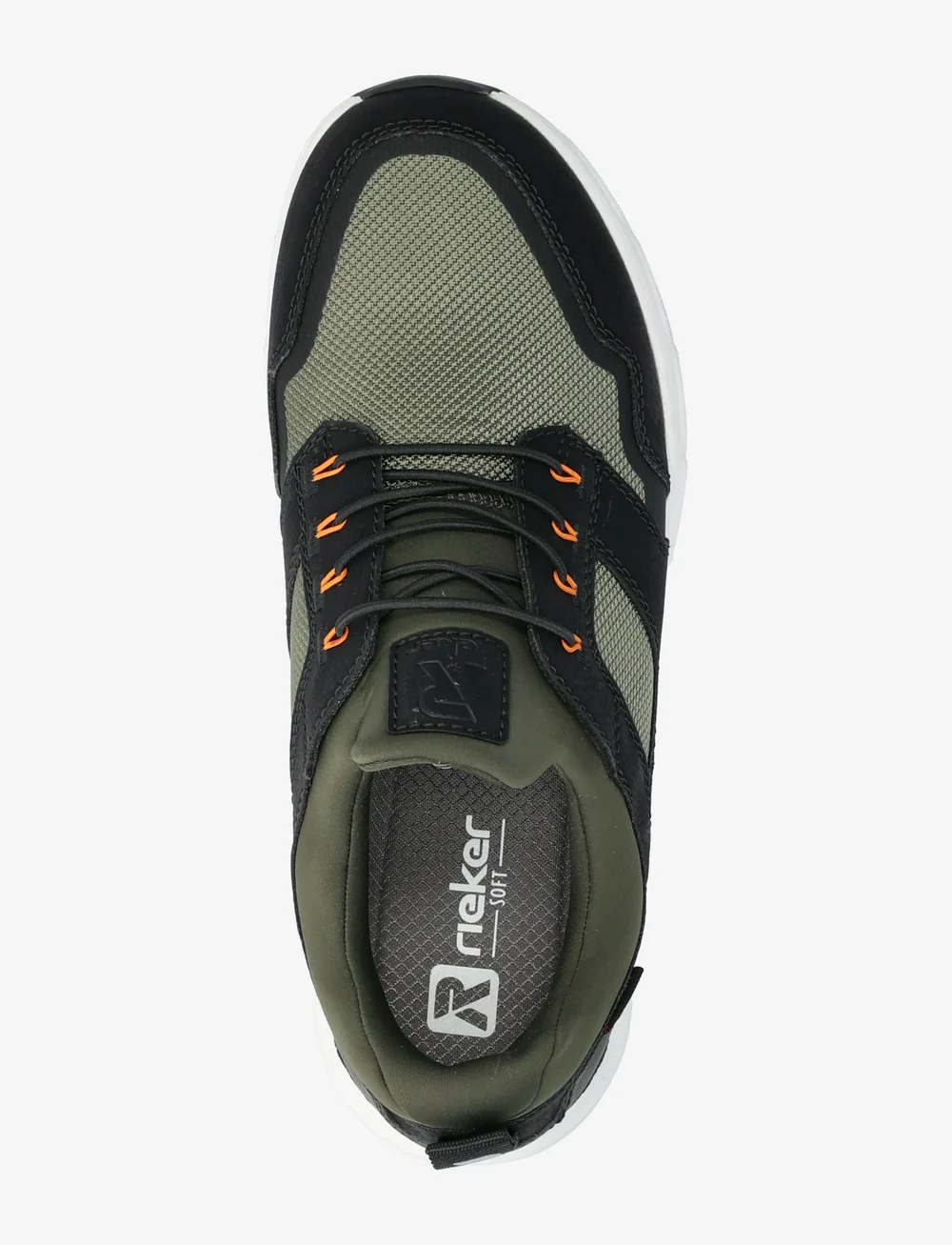 Rieker - 9102 - låga sneakers - green combination - 3