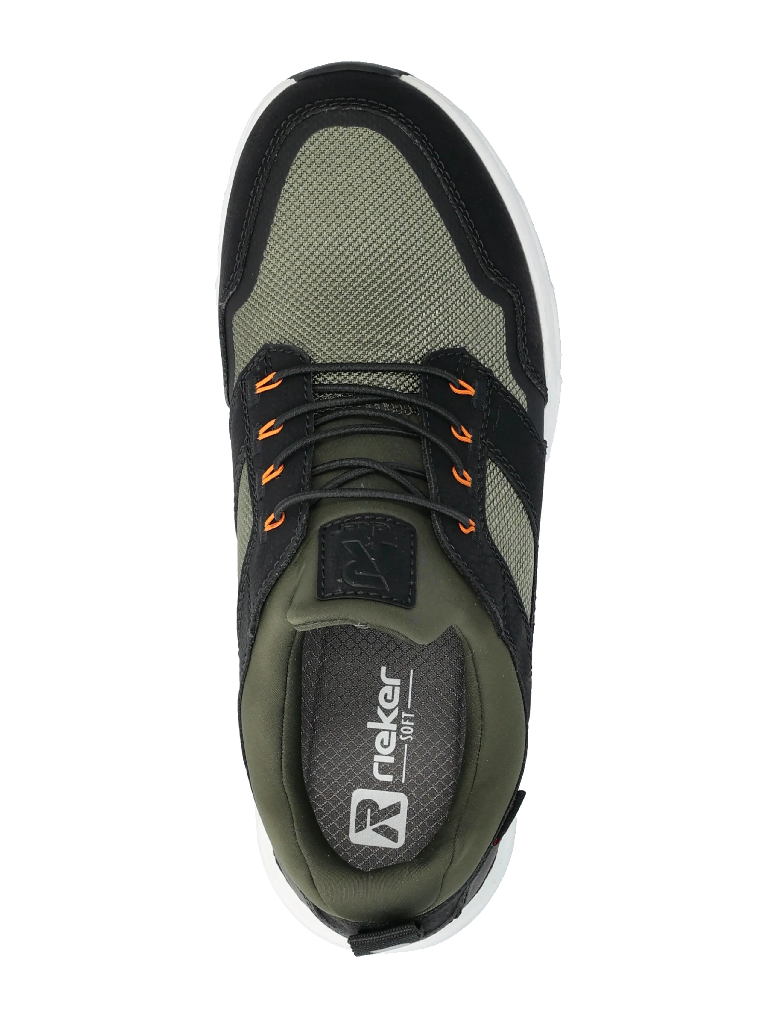 Rieker - 9102 - matalavartiset tennarit - green combination - 3