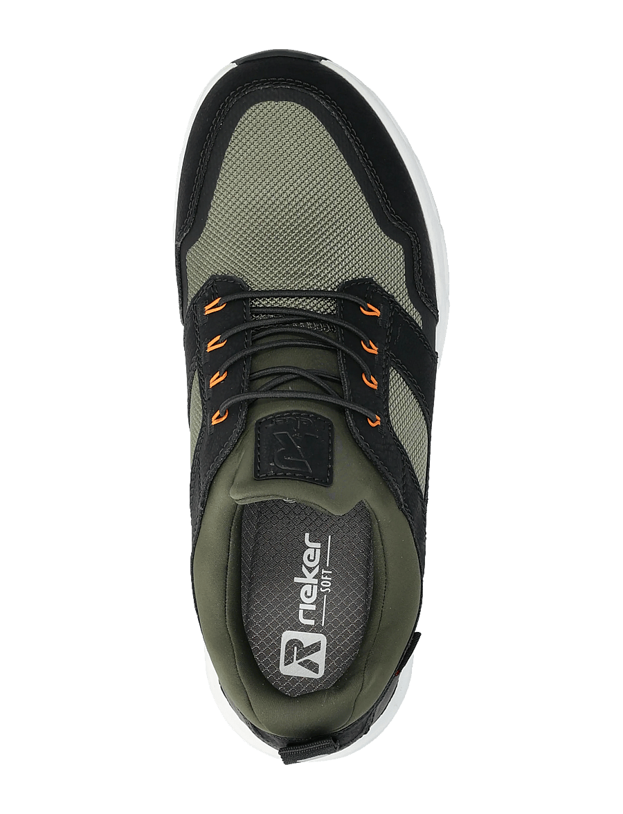 Rieker - 9102 - låga sneakers - green combination - 3