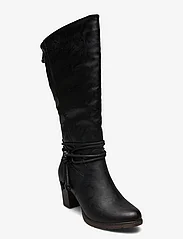 Rieker - 96059-00 - knee high boots - black - 0