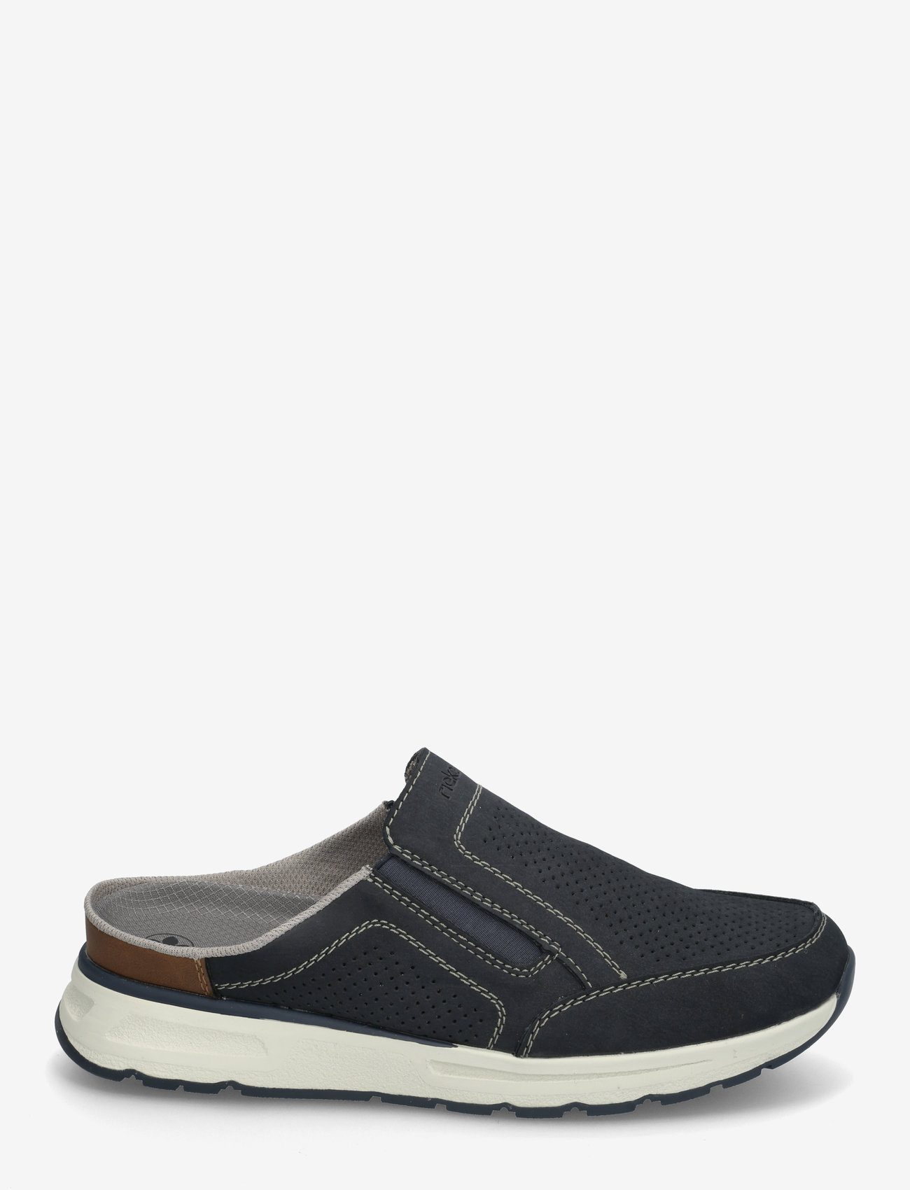 Rieker - B0760-14 - slip-on tossud - blue - 1