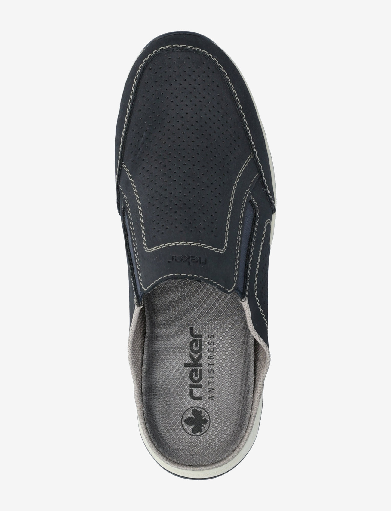 Rieker - B0760-14 - slip-on tossud - blue - 3