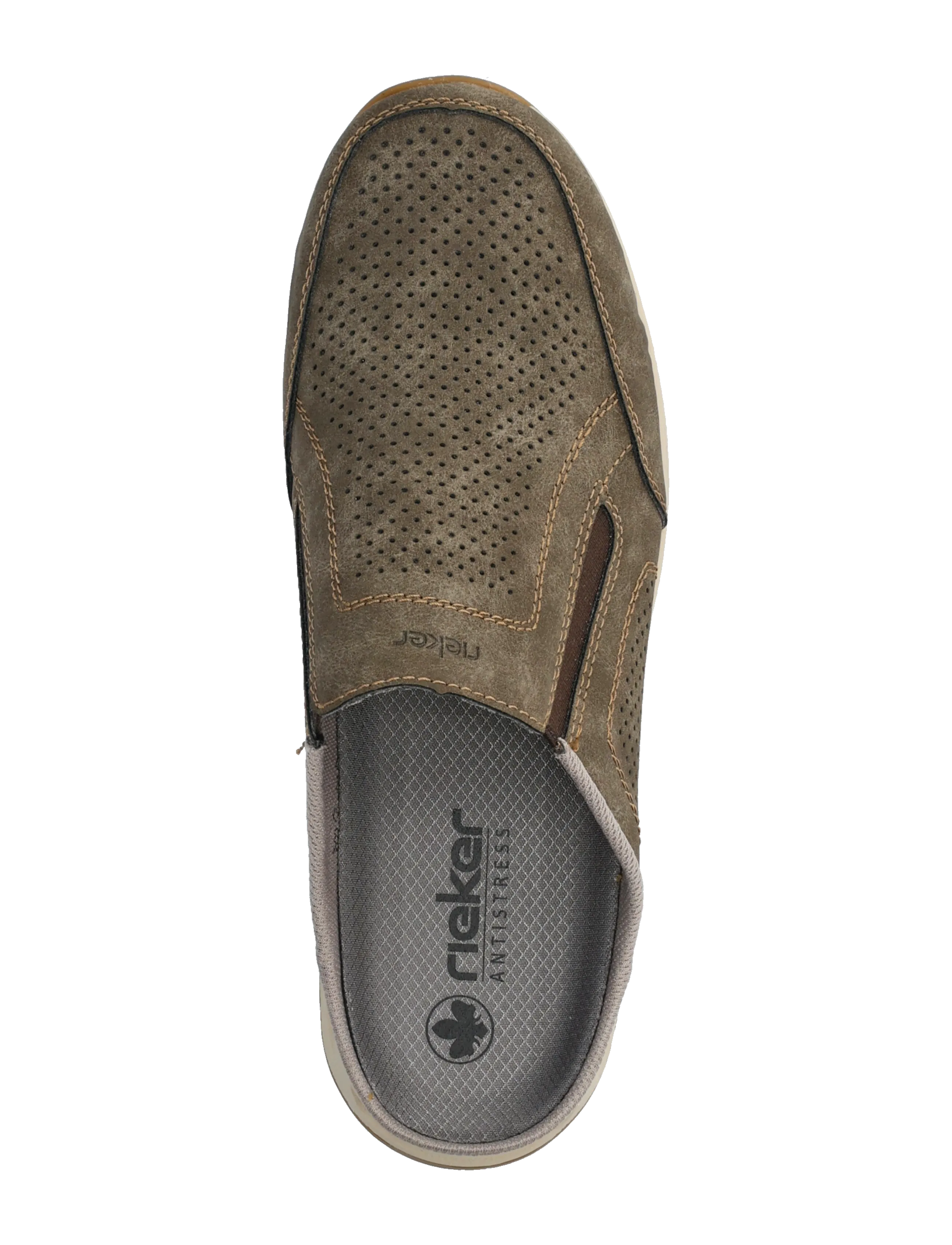 Rieker - B0760-25 - slip-on sneakers - brown - 3