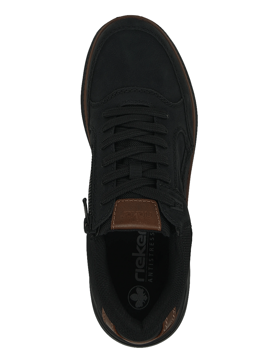 Rieker - B1801-00 - low-top sneaker - black - 3