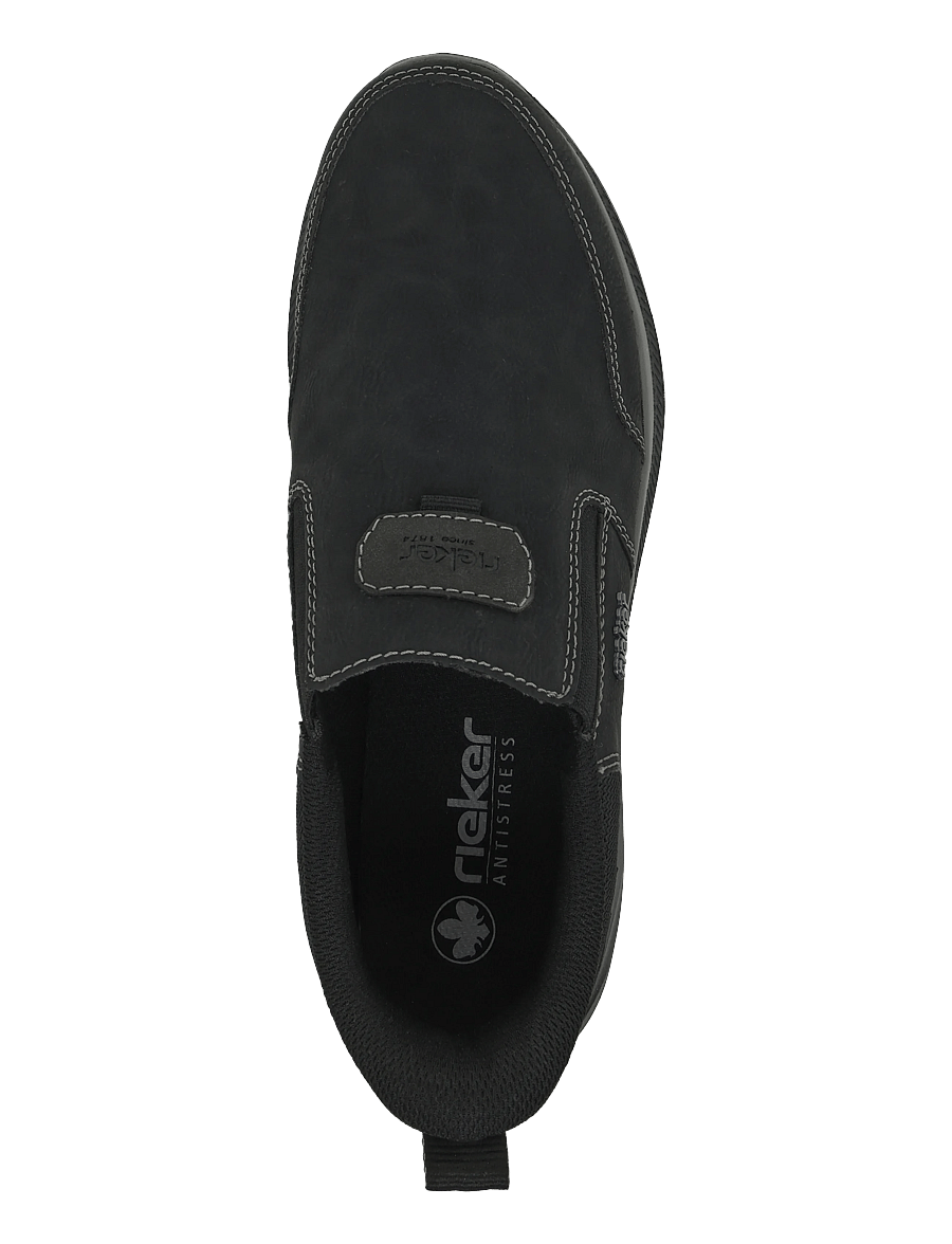 Rieker - B1851-25 - slip-on sneaker - black - 2