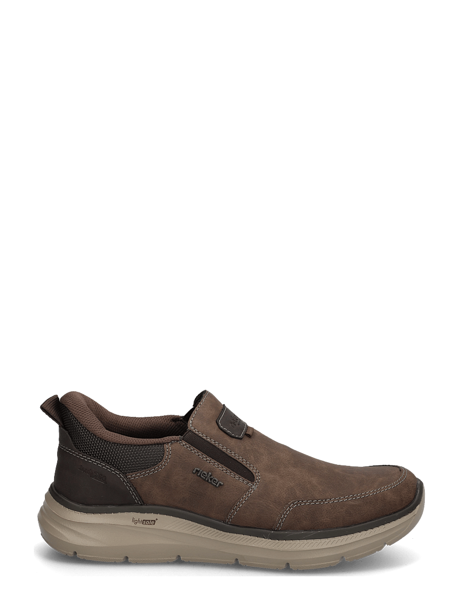 Rieker - B1851-25 - slip-on sneaker - brown - 2