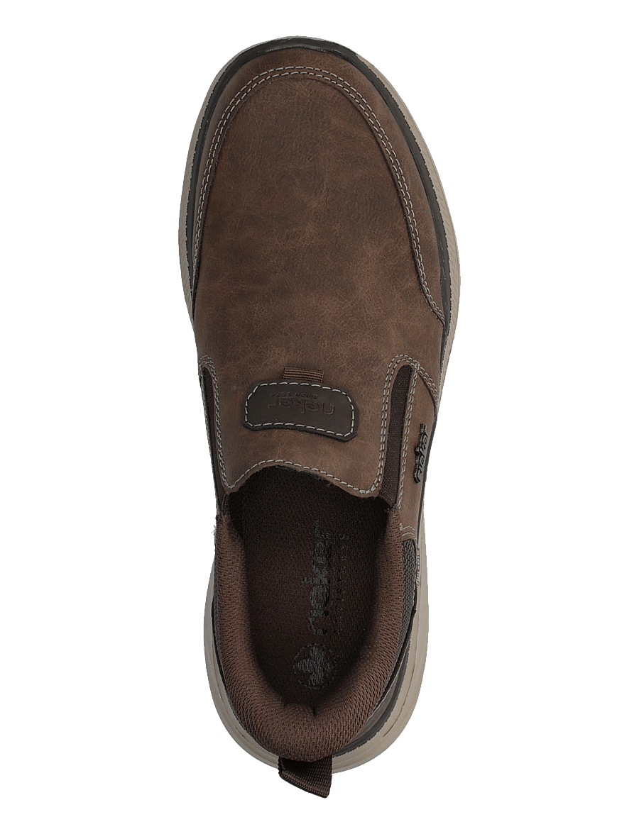 Rieker - B1851-25 - slip-on sneaker - brown - 3
