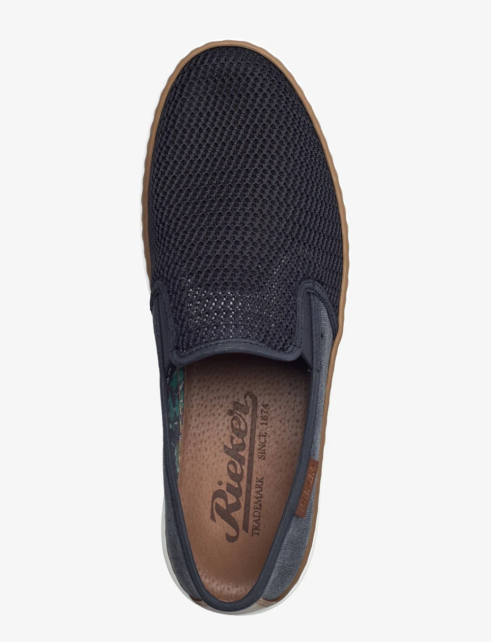 Rieker - B2265-14 - slipper - blue - 3