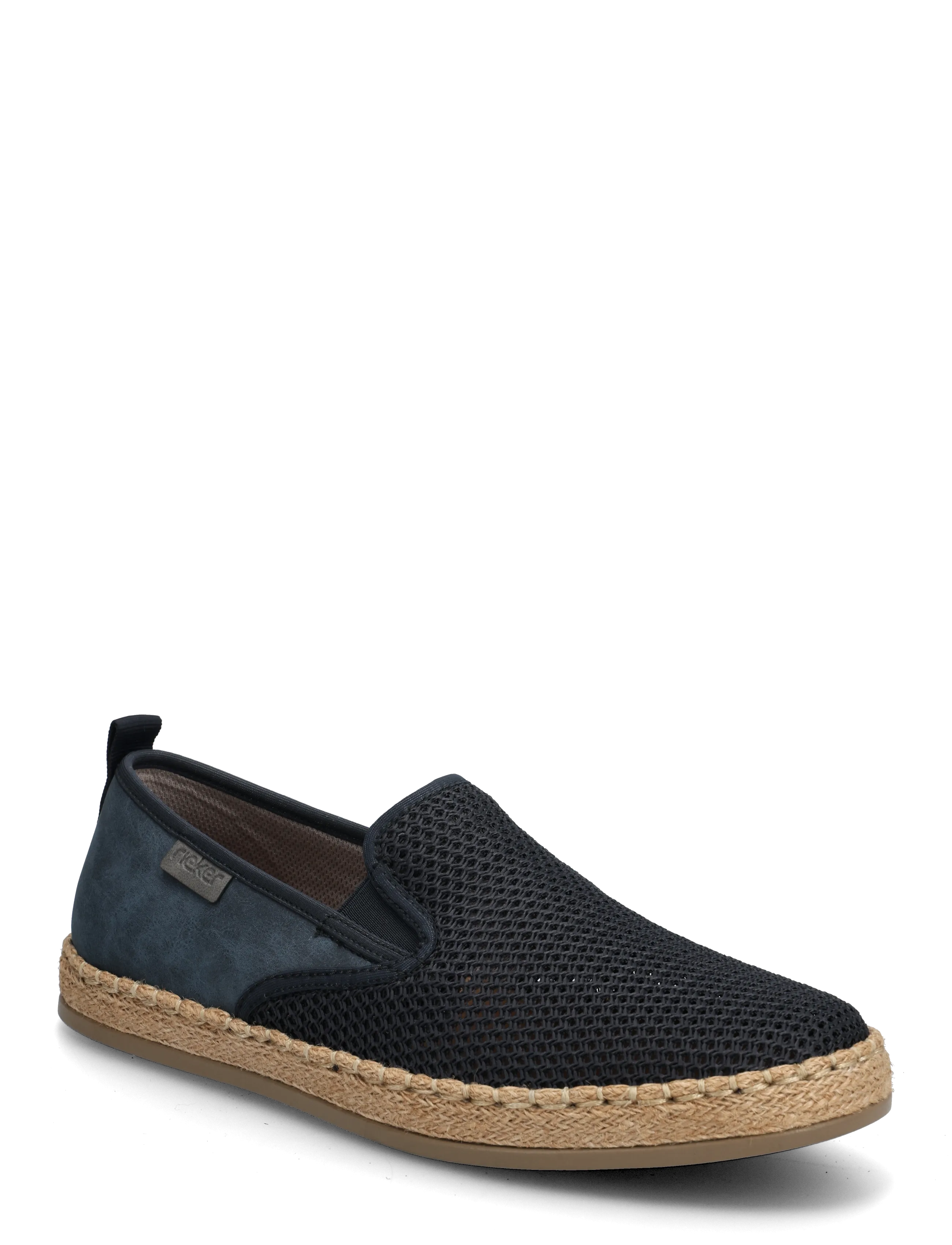 Rieker Rieker Men's shoes B2661-64 Beige - Slip-on sneakers - BLUE / navy