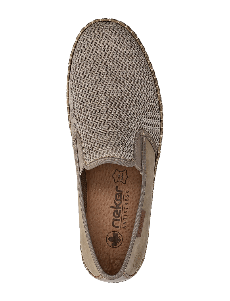 Rieker - B5265-65 - slip-on tossud - beige - 3
