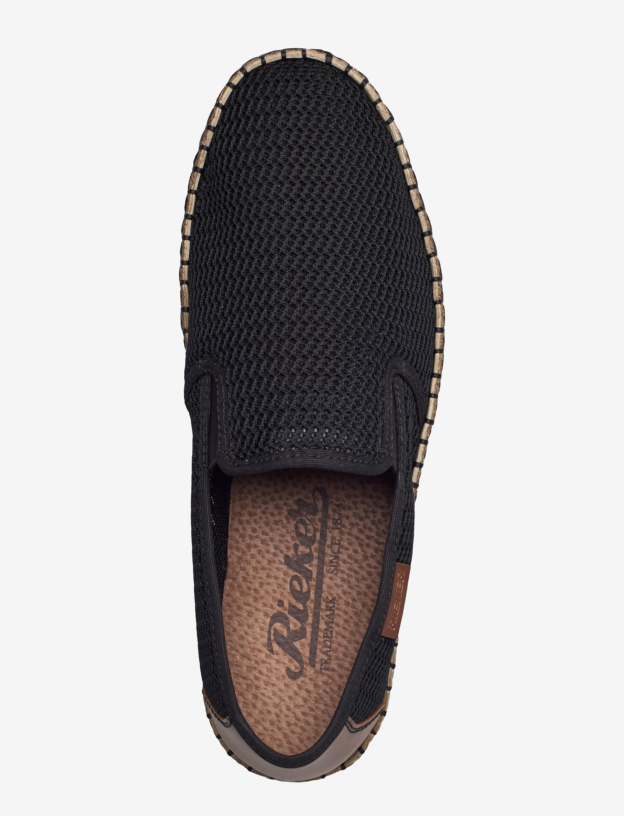 Rieker - B5276-00 - wsówane - black - 3