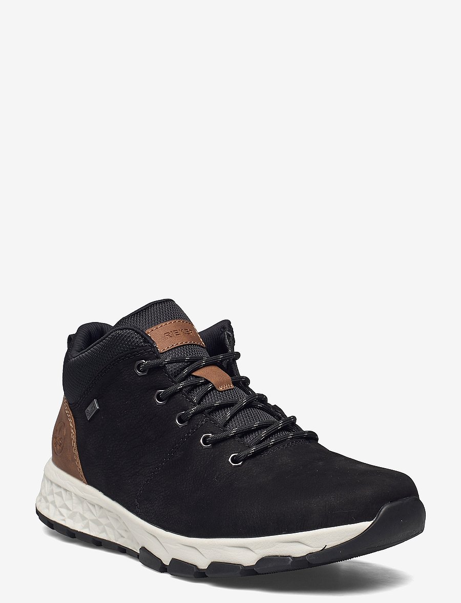 Rieker - B6740-00 - sneakersy wysokie - black combination - 0