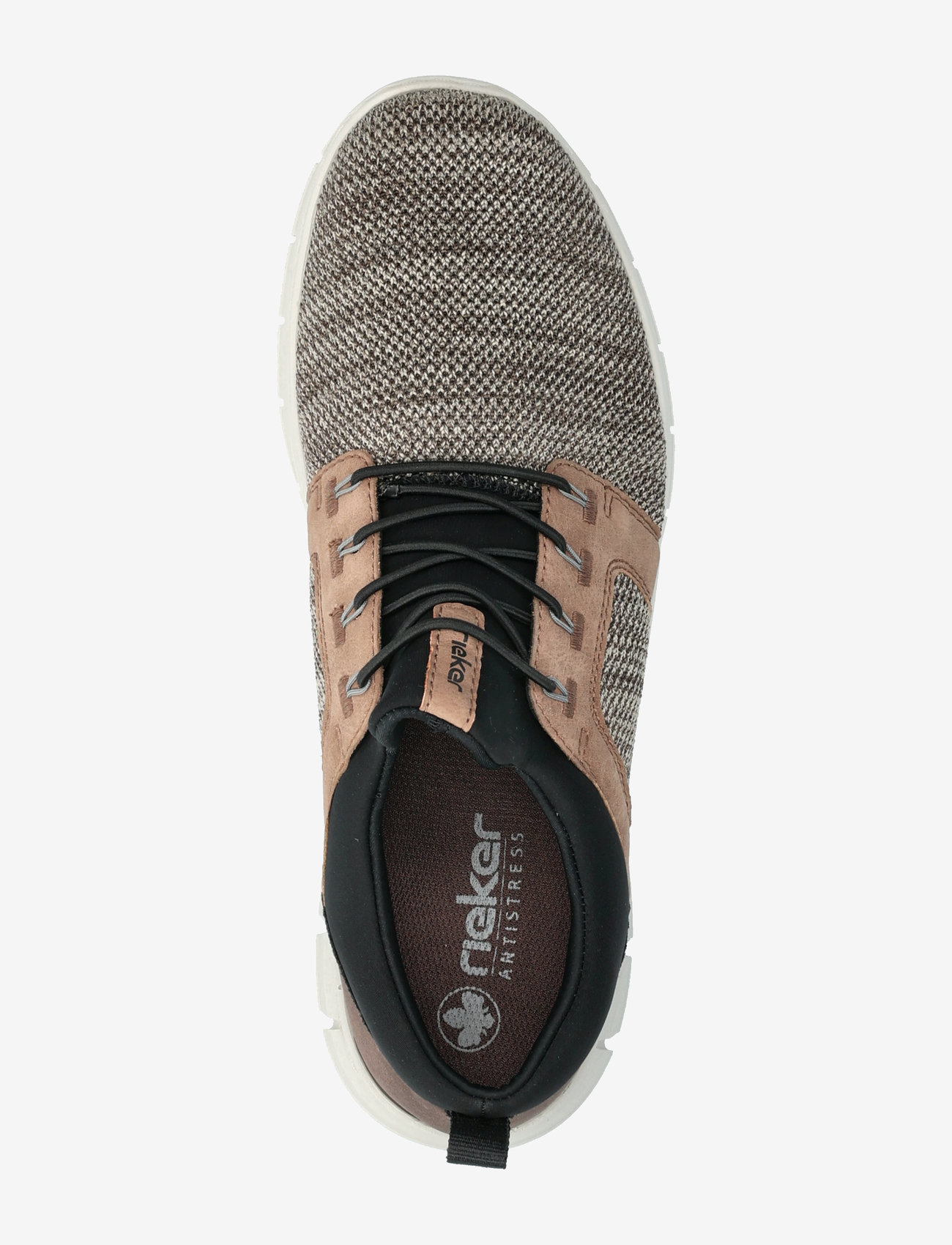 Rieker - B7796-54 - lave sneakers - beige combination - 3