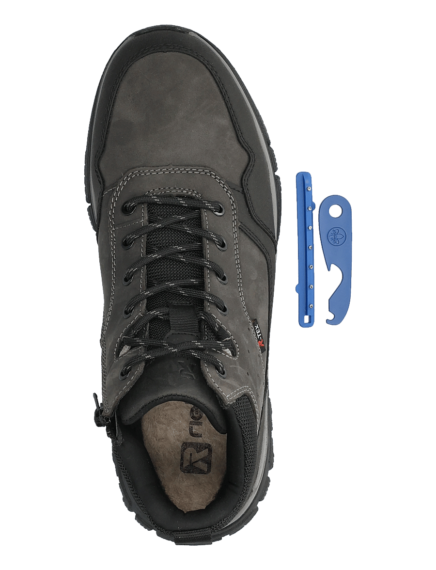 Rieker - B9502-42 - kängor med snörning - grey - 3