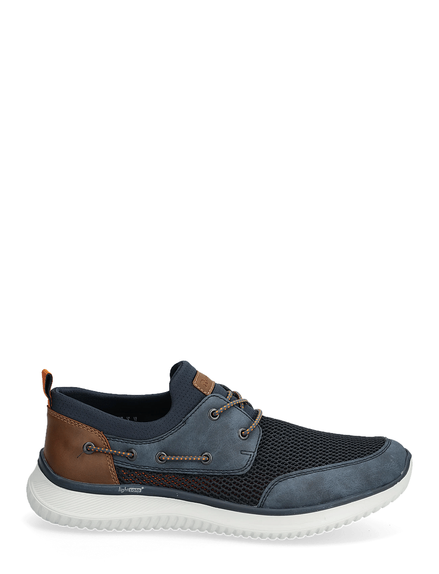 Rieker - Rieker Men's shoes B9643-64 Beige - low tops - blue - 1