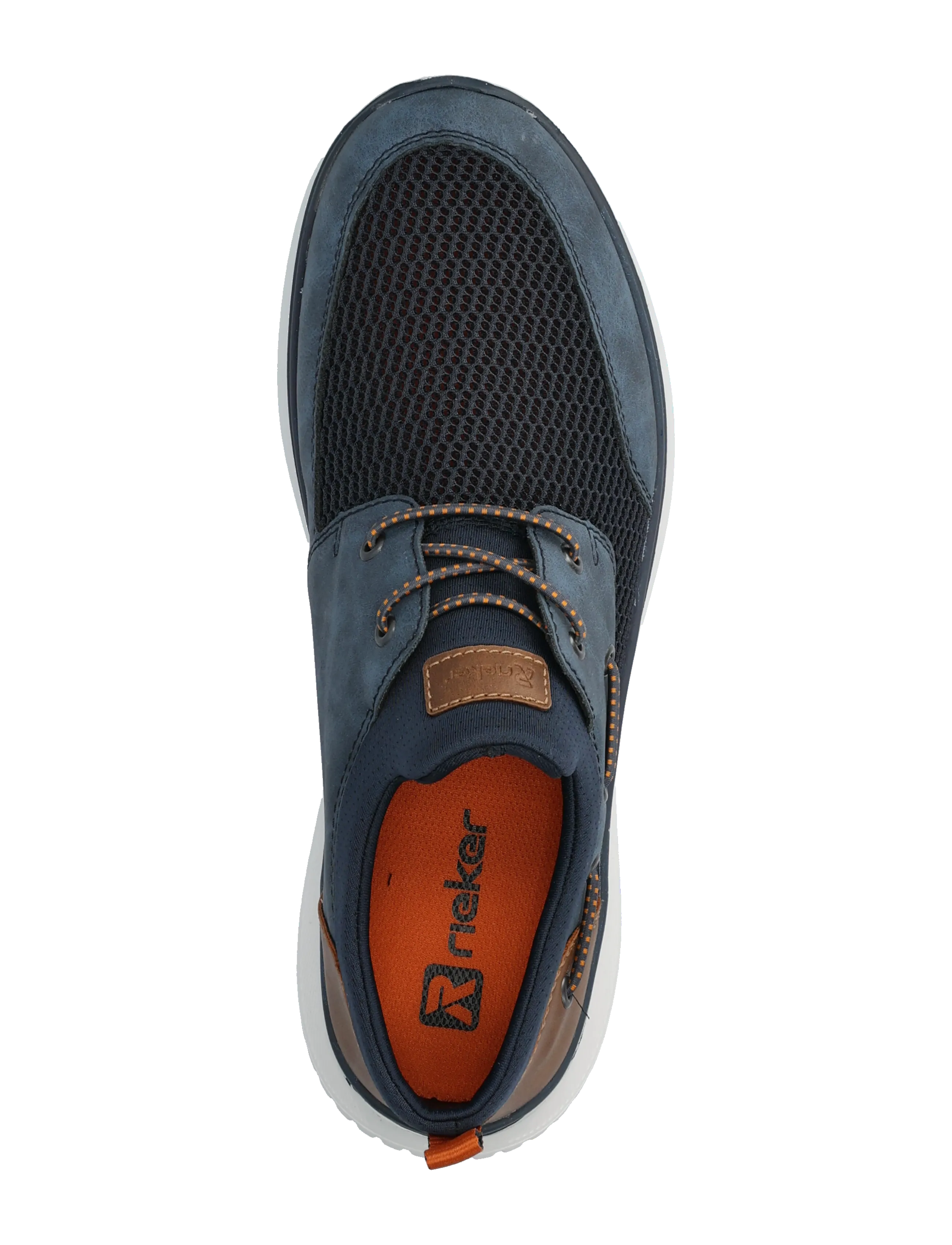 Rieker - Rieker Men's shoes B9643-64 Beige - niedriger schnitt - blue - 3