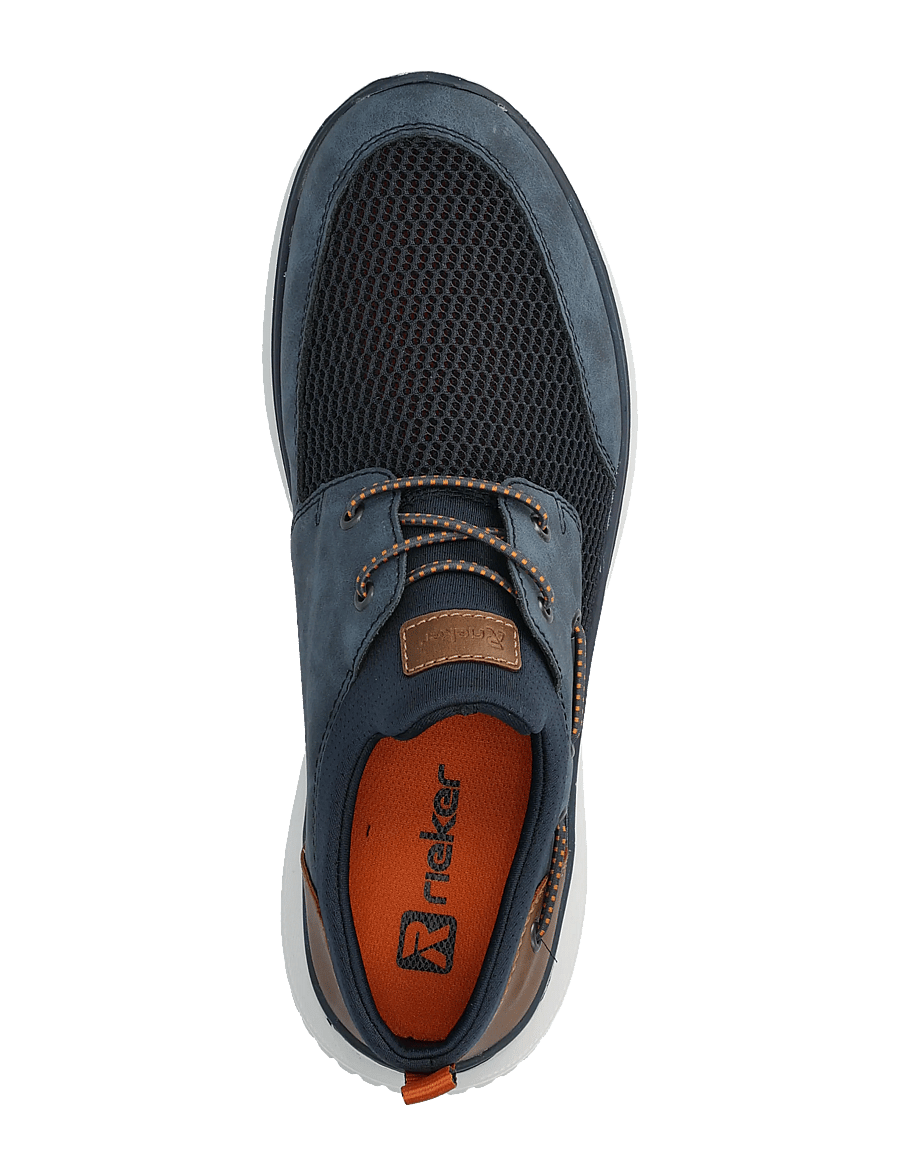 Rieker - Rieker Men's shoes B9643-64 Beige - low tops - blue - 3