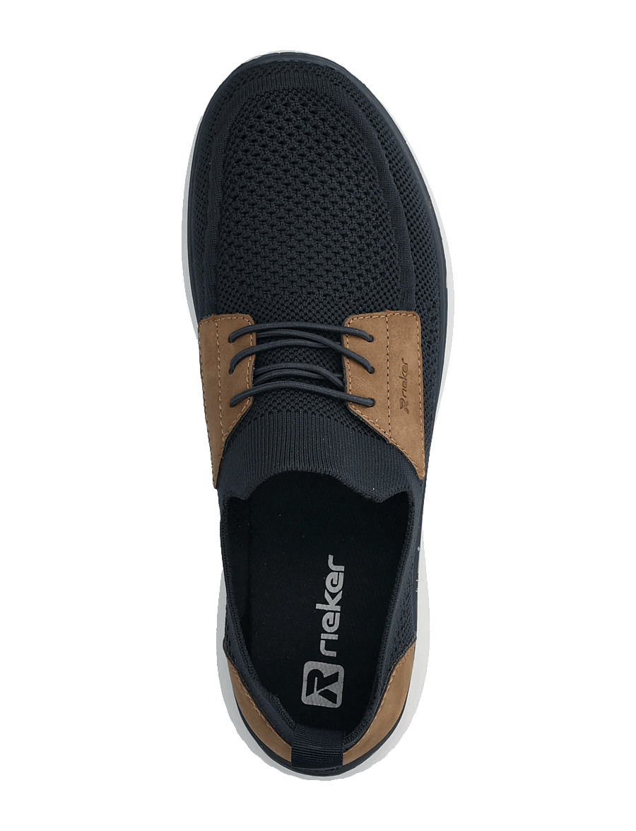 Rieker - Rieker Men's shoes B9656-14 blue - låga sneakers - blue - 3