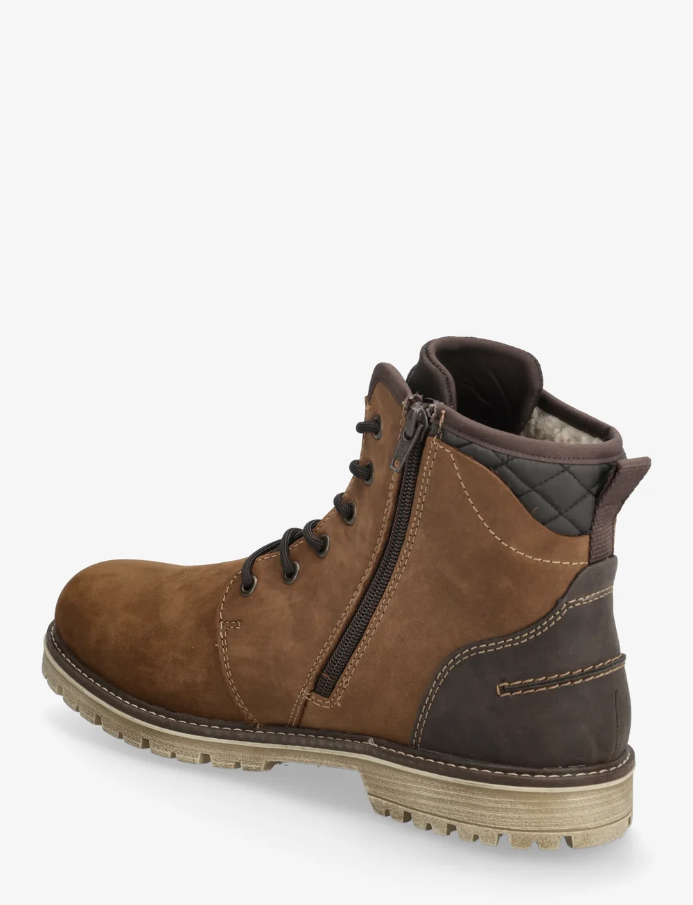 Rieker - F3614 - kängor med snörning - brown - 2