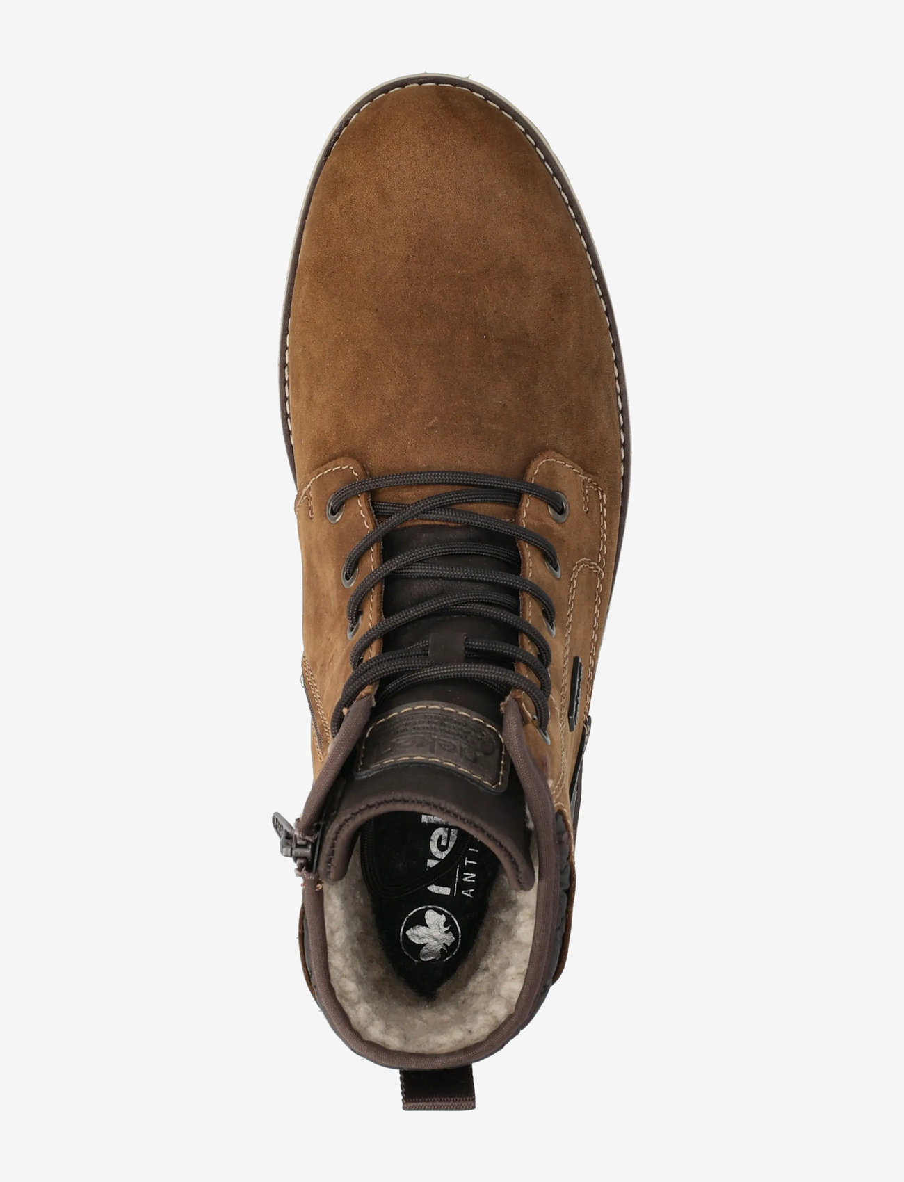 Rieker - F3614 - støvler med snøre - brown - 3