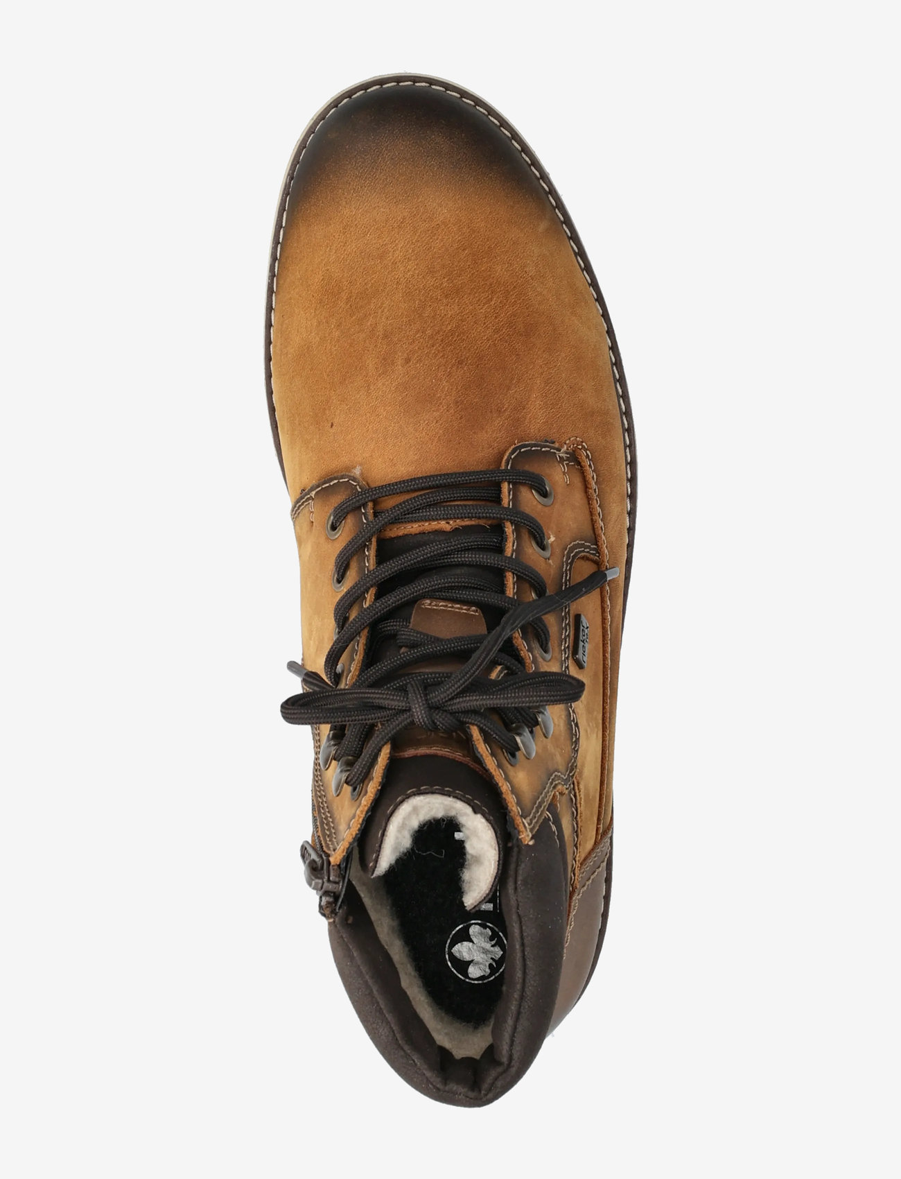 Rieker - F3622 - kängor med snörning - yellow - 3