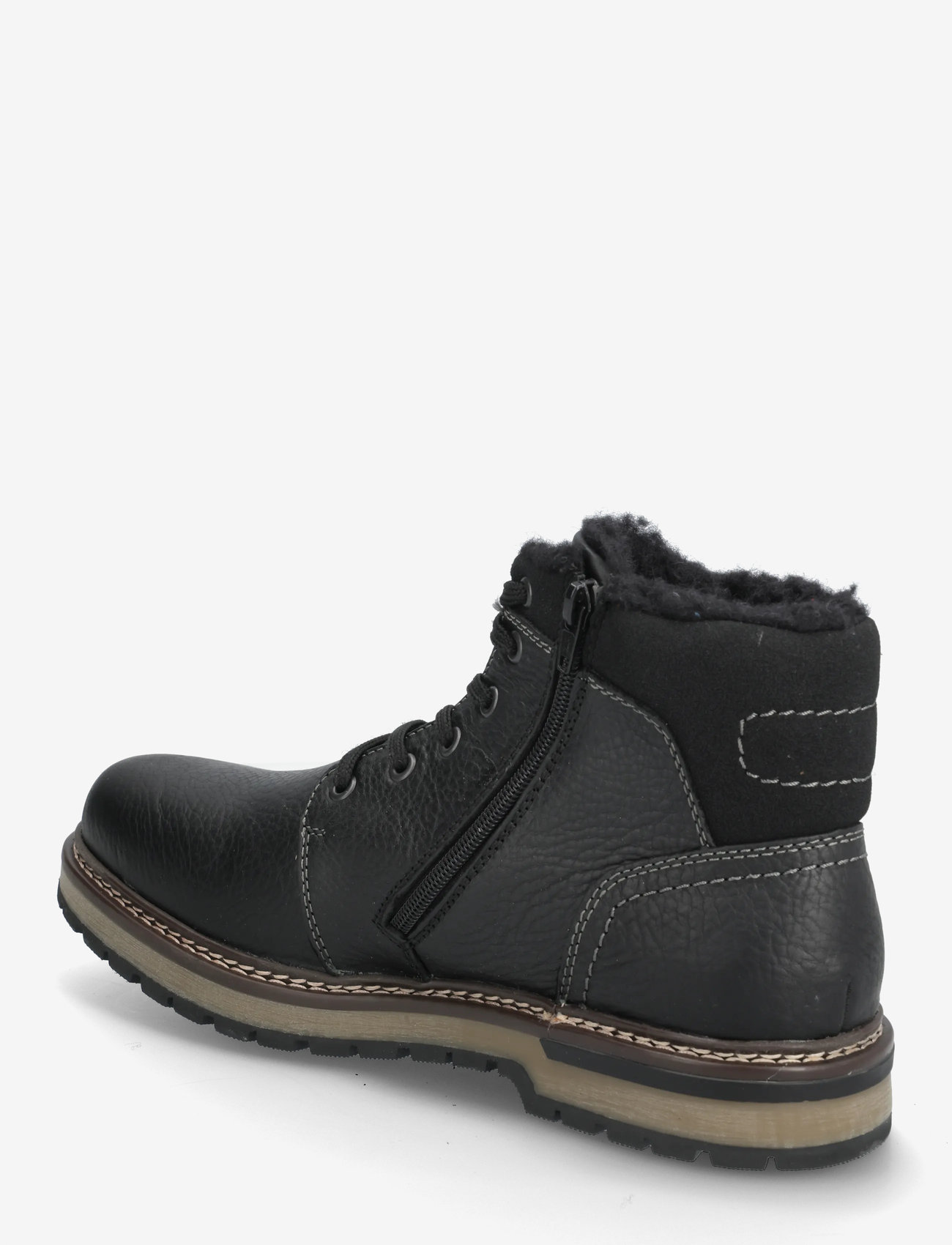 Rieker - F3842 - nauhalliset nilkkurit - black - 2