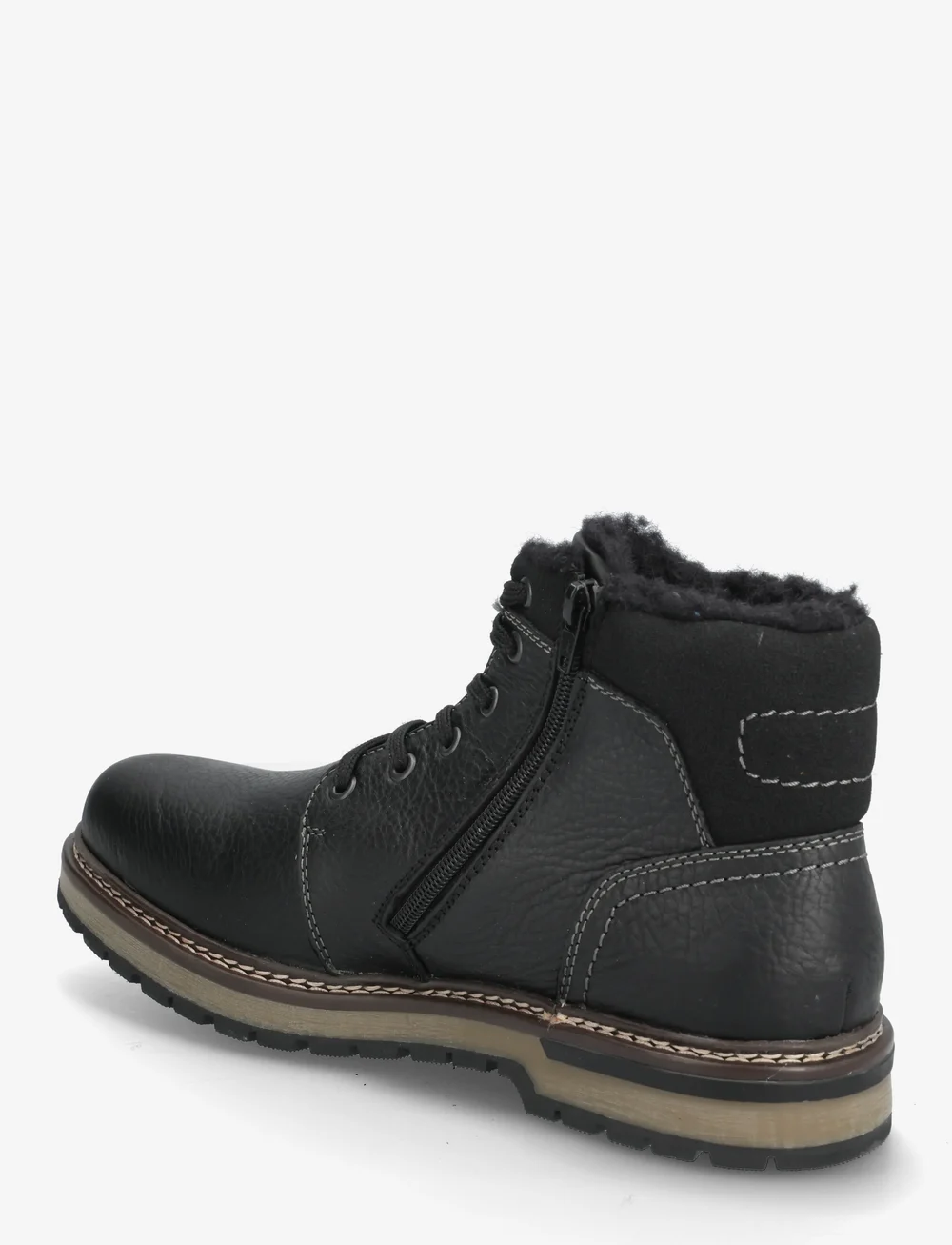 Rieker - F3842 - schnürboots - black - 2