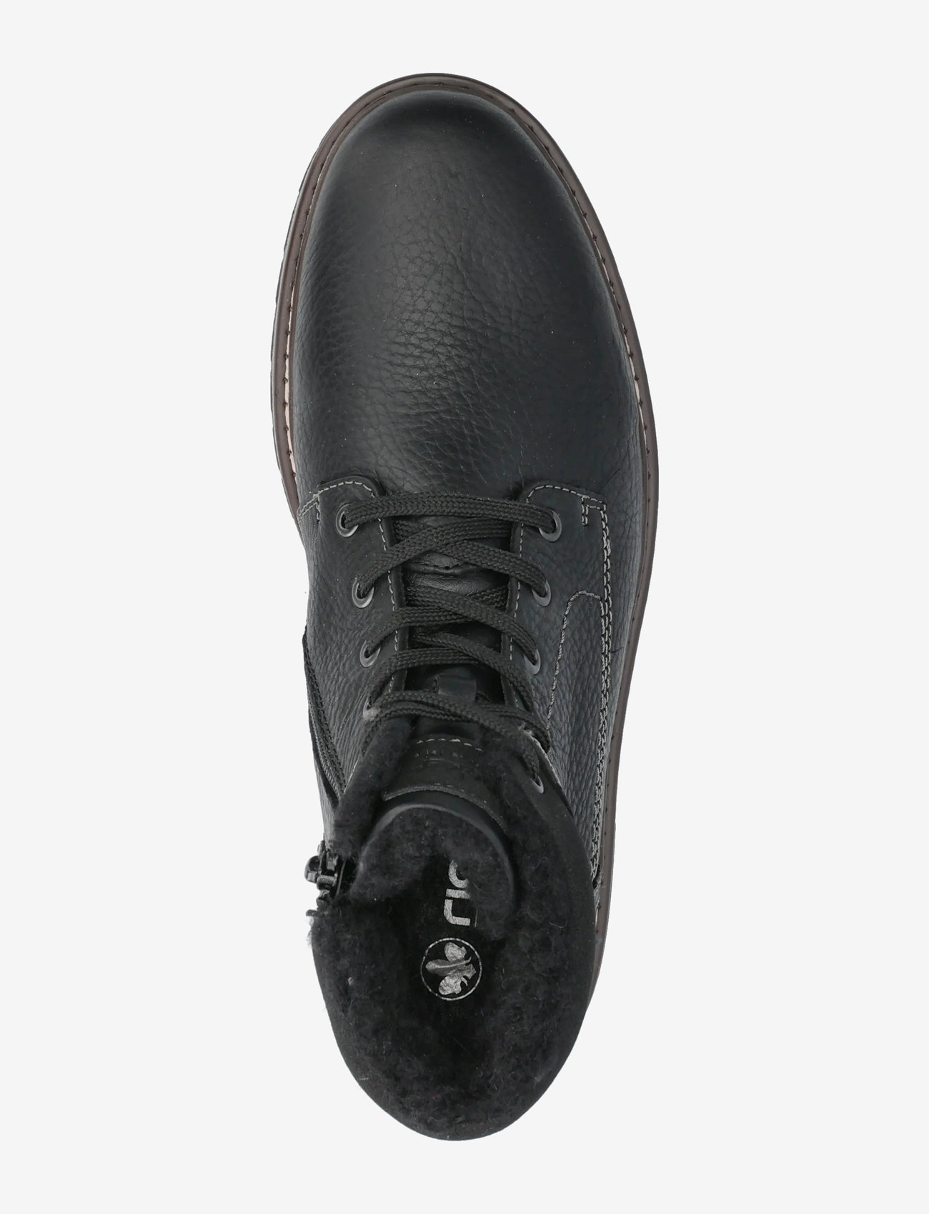 Rieker - F3842 - nauhalliset nilkkurit - black - 3