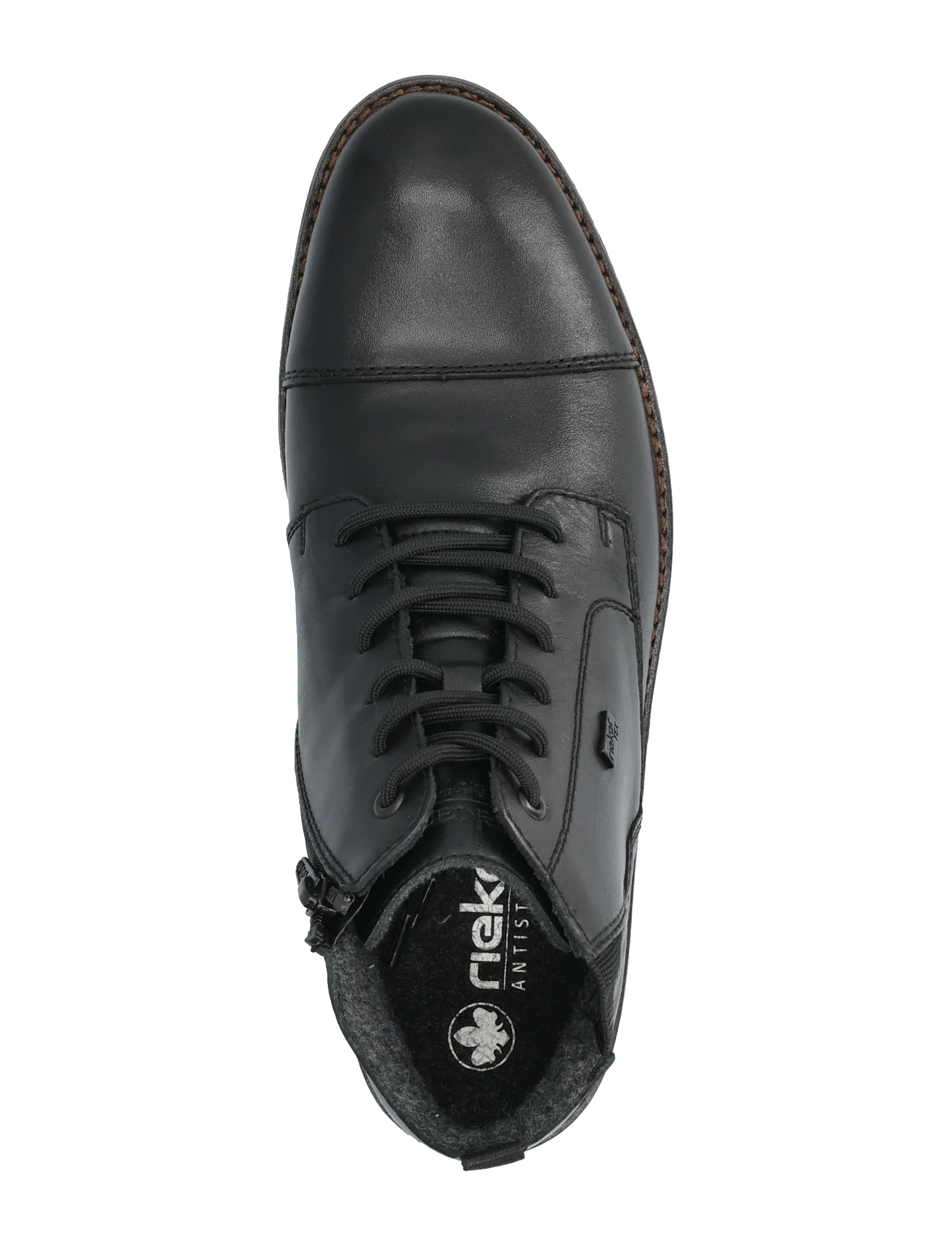 Rieker - F4512-00 - schnürstiefel - black - 3