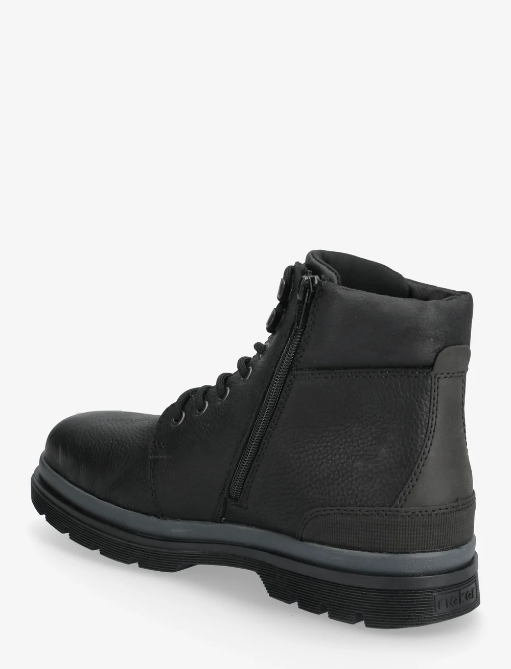 Rieker - F7024 - kängor med snörning - black - 2