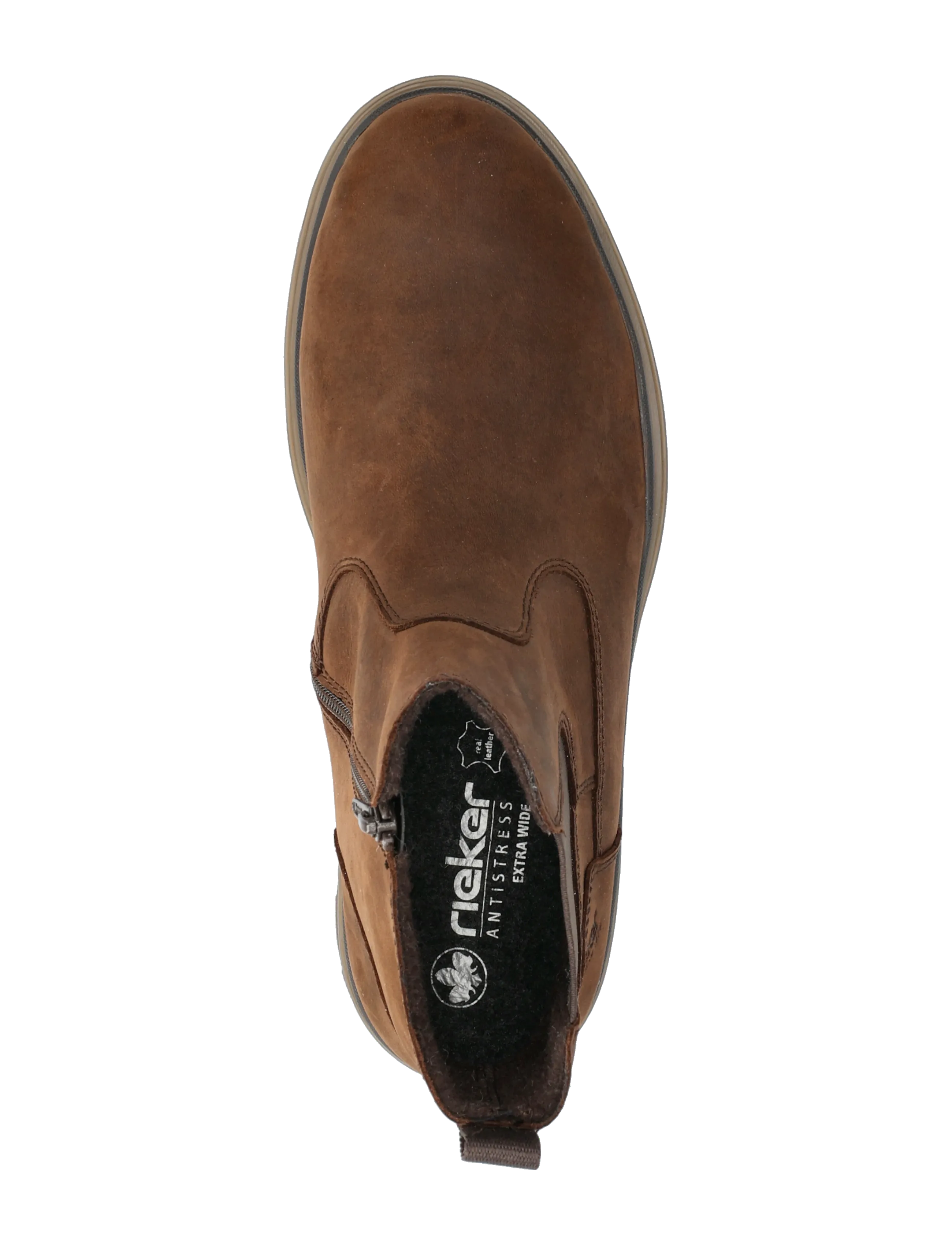Rieker - F7051 - chelsea-stígvél - brown - 3