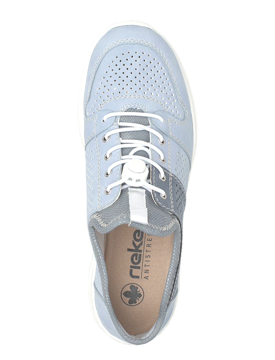 Rieker - Rieker ladies shoes L3254-62 - låga sneakers - blue - 3