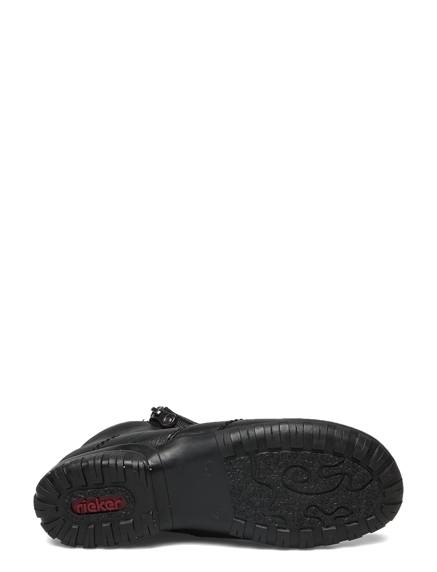 Rieker - L4663 - madalad poolsaapad - black - 4