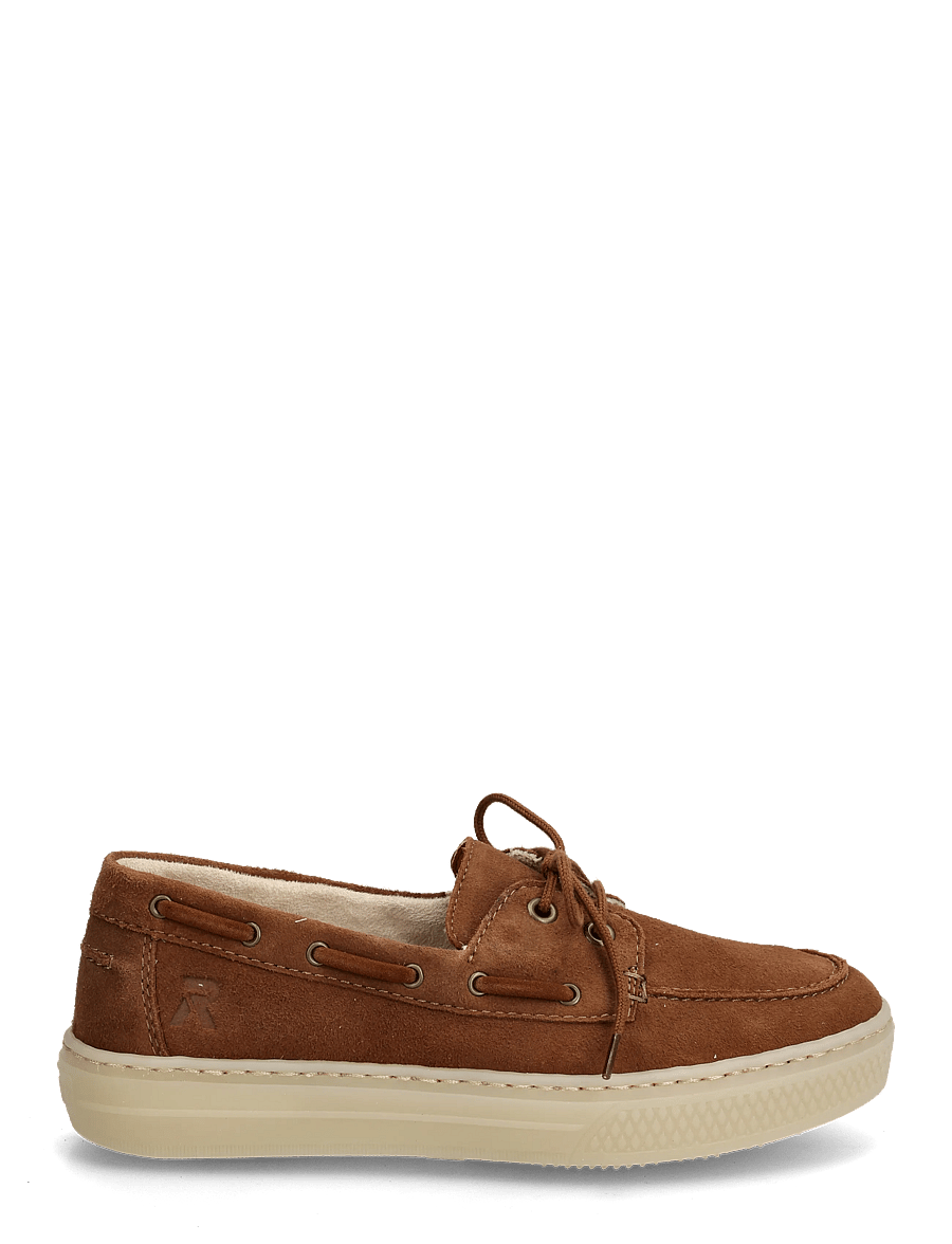 Rieker - L5905-24 - boat shoes - brown - 1
